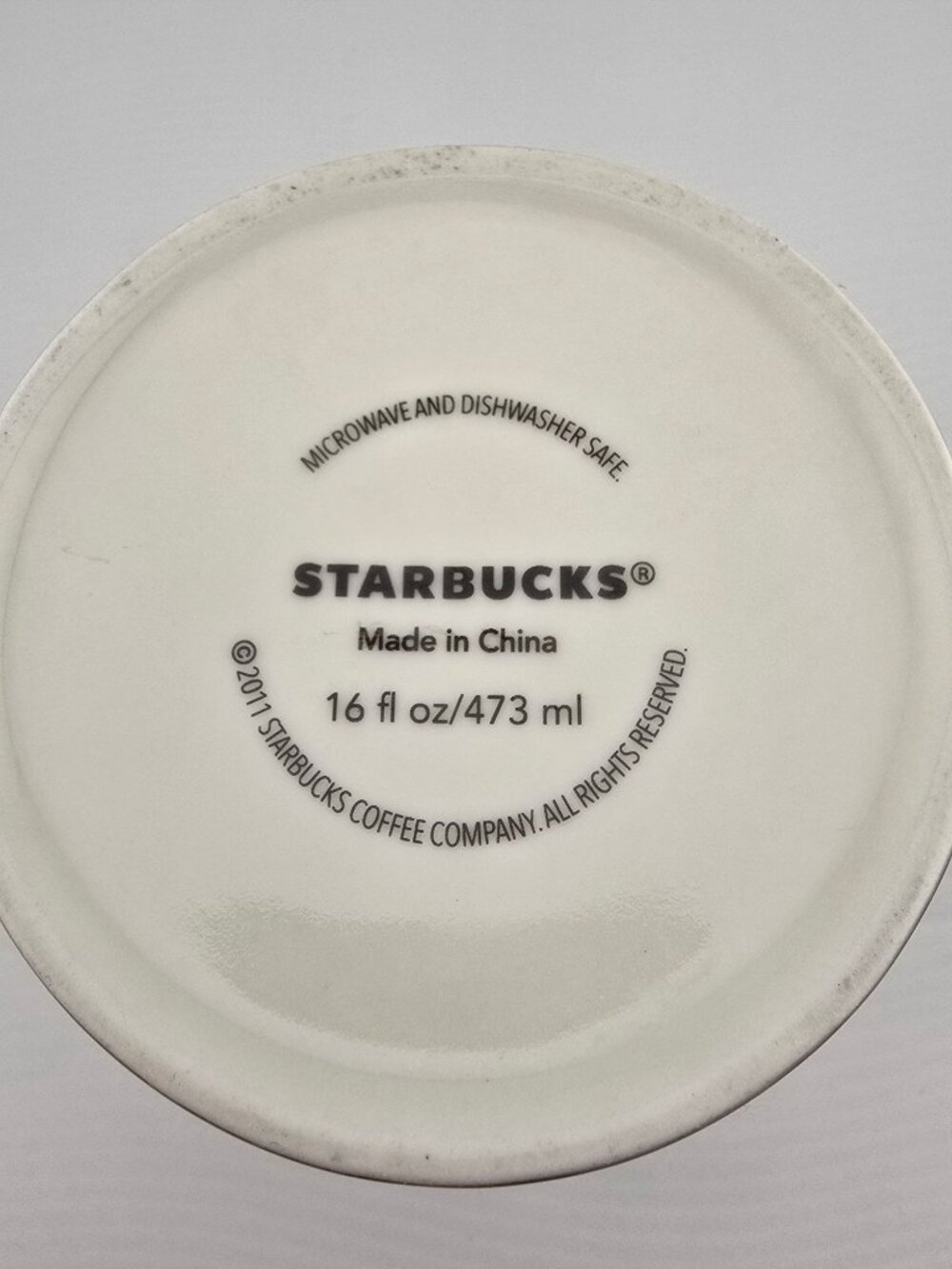 RARE 2011 Starbucks Qatar Coffee Mug Global Icon Series Beige 16 oz Collectible - Picture 12 of 16